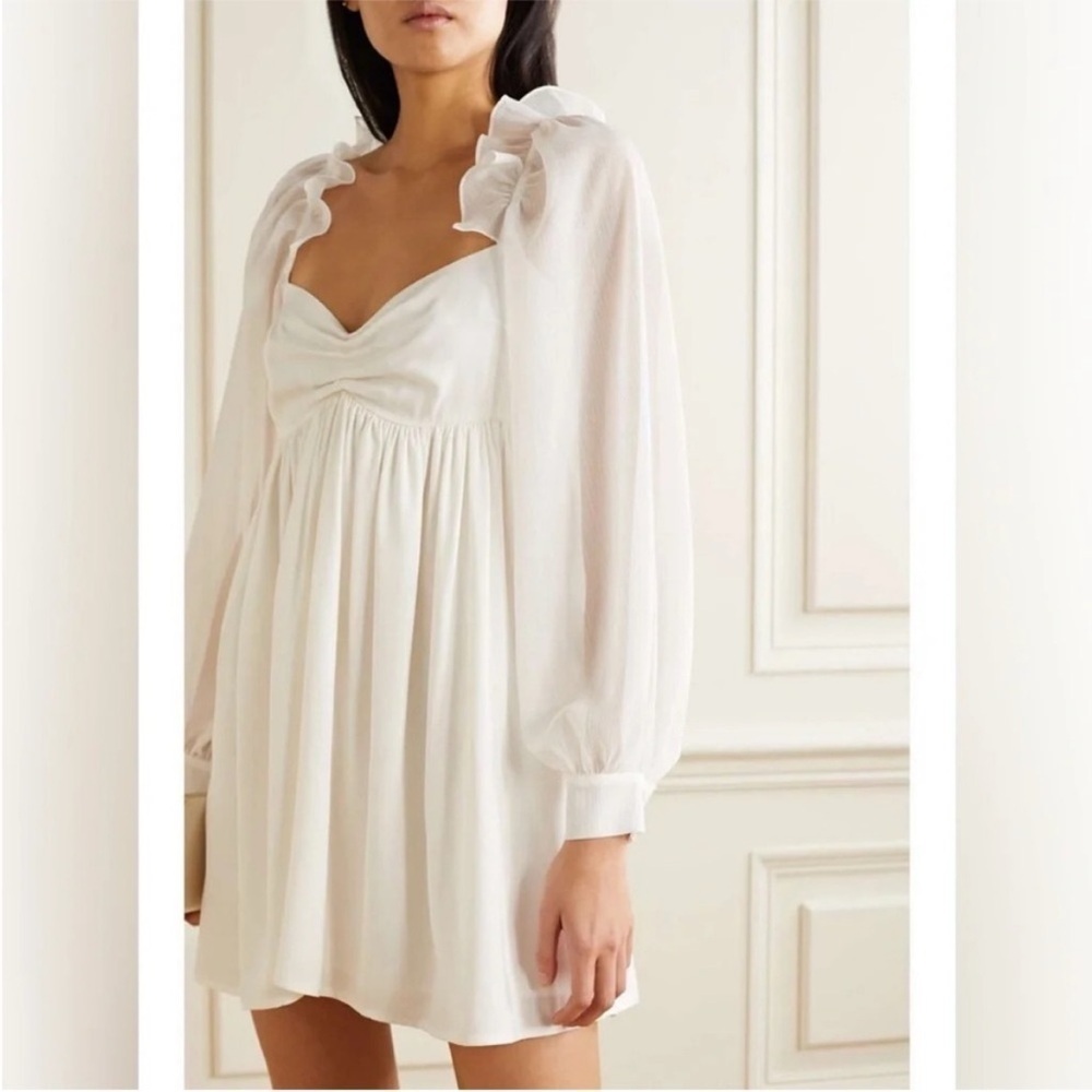 Vanessa Cocchiaro Charlotte Ruffle Mini Dress - Picture 3 of 12